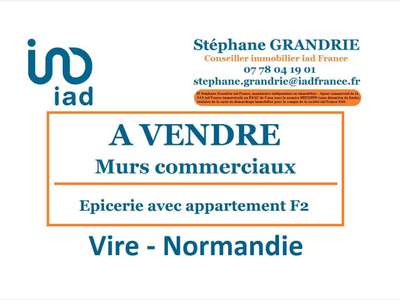 Vente boutique 36m² proche de la gare à Vire