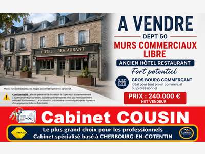 Vente murs hôtel restaurant à Bricquebec