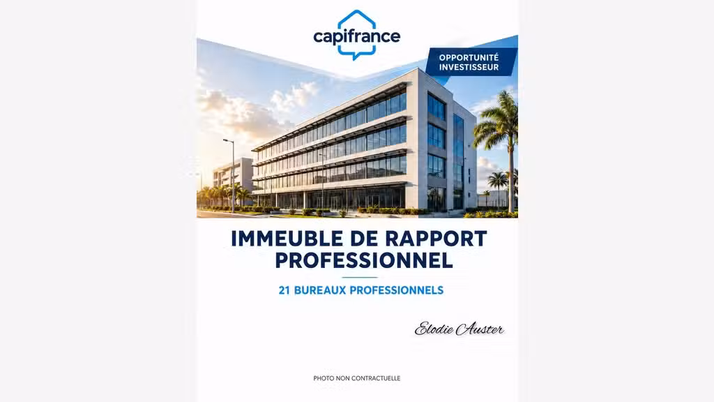 Immeuble de rapport de 18 bureaux ZI Jarry