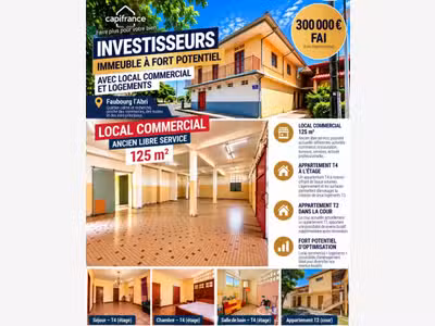 Invest immeuble à fort potentiel à Cayenne