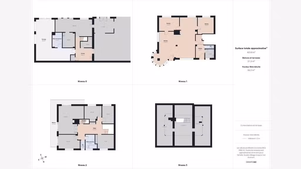 Vente ensemble immobilier de 480m² en ZAC Espalion