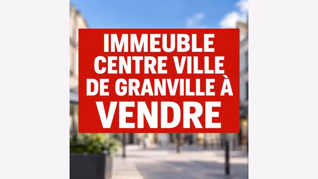 AV immeuble de 135m² en hyper centre de Granville
