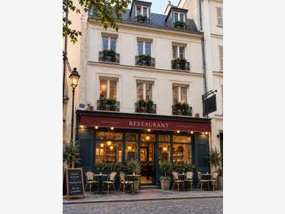 Exclusivité AV ensemble avec restaurant Paris 18e