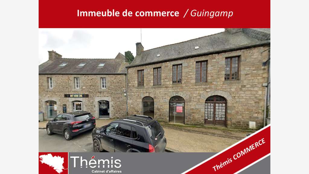 Vente immeuble à usage de commerce Guingamp centre