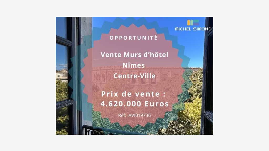 Vente immeuble avec hôtel et restaurant à Nîmes