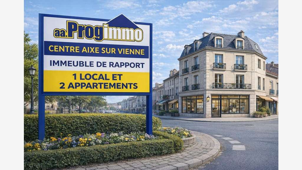 Vente immeuble de rapport avec locataire à Aixe