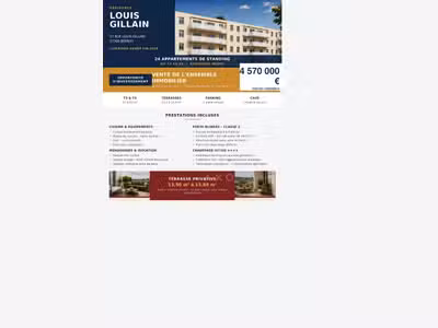 À vendre immeuble proche centre et gare de Bernay