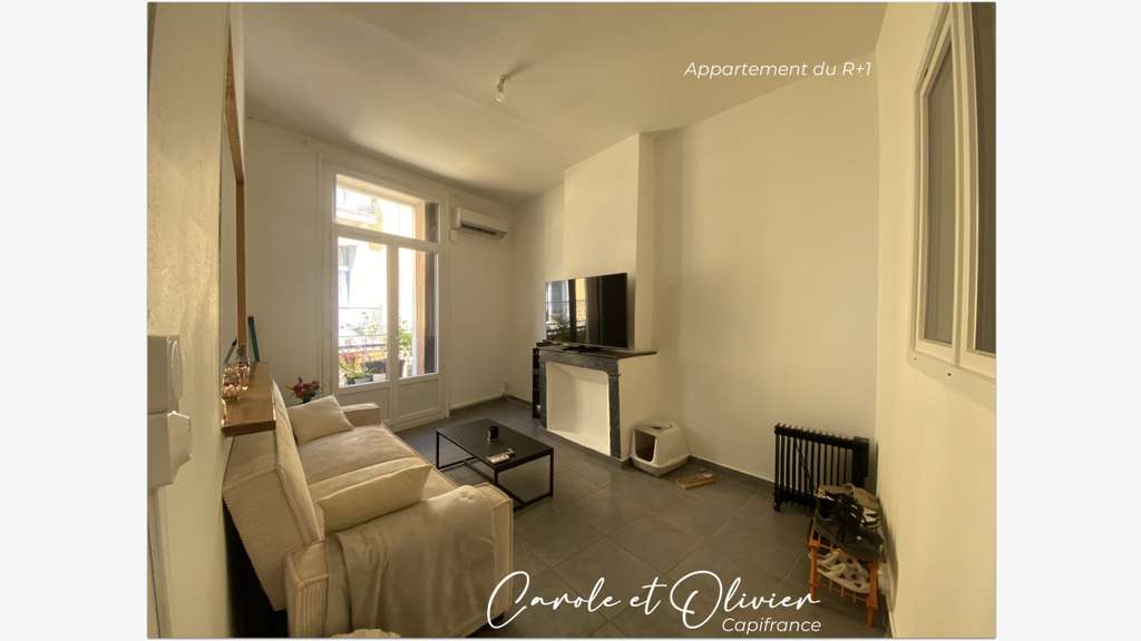 Immeuble de 4 log 143m² + garage à vendre Béziers