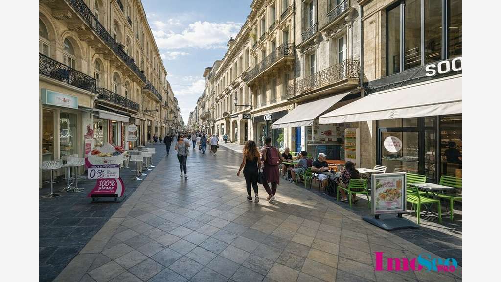 AV local commercial 50m² à Bordeaux hyper centre