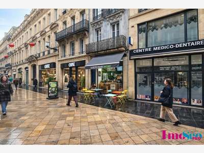 AV local commercial 50m² à Bordeaux hyper centre