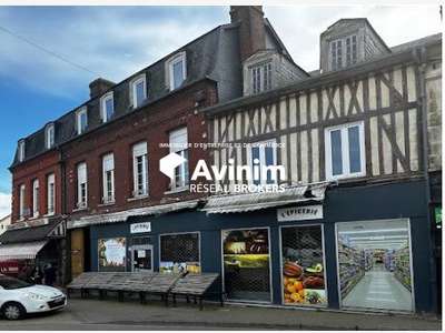Vente immeuble mixte 745m² en centre ville Brionne