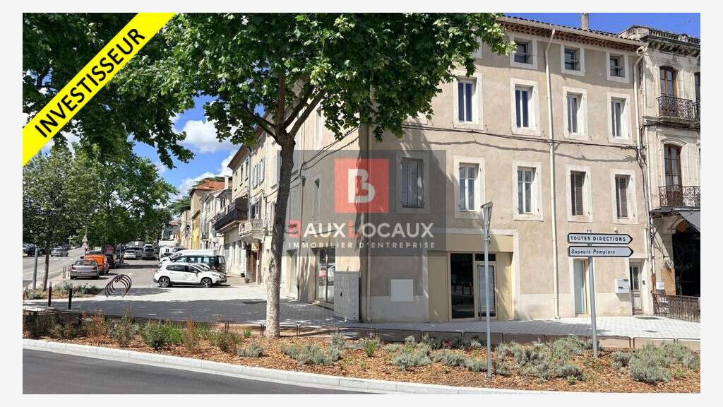 AV immeuble mixte 290m² Carpentras Place de Verdun