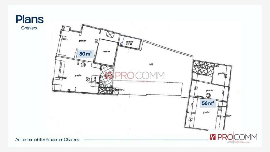 Immeuble commercial à vendre empl N°1 Chartres