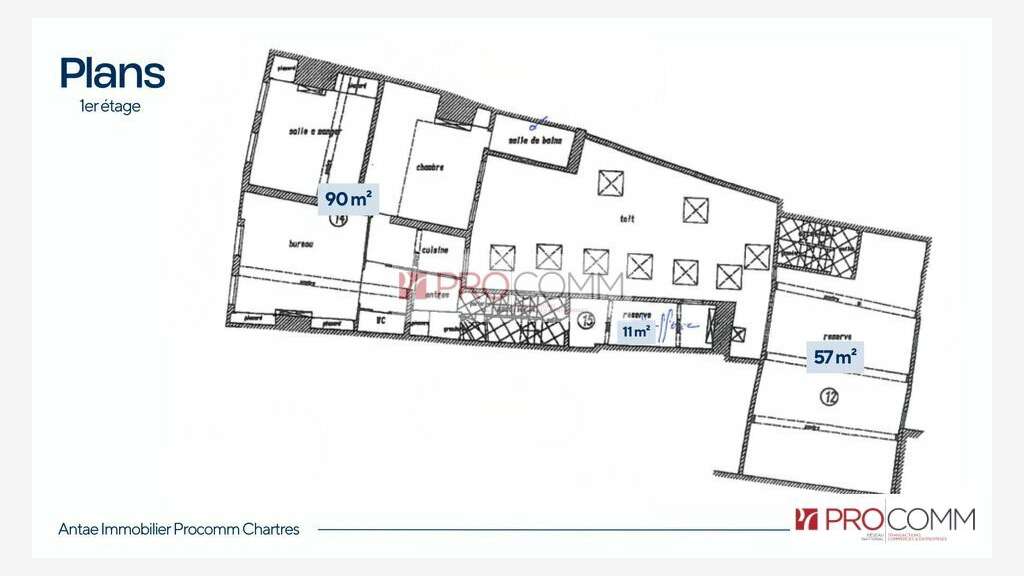 Immeuble commercial à vendre empl N°1 Chartres