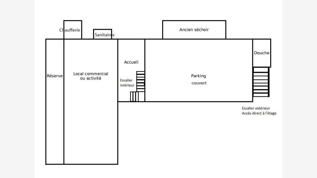 AV immeuble ancien hôtel 600m²+terrain à Denguin
