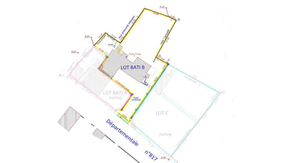 AV immeuble ancien hôtel 600m²+terrain à Denguin