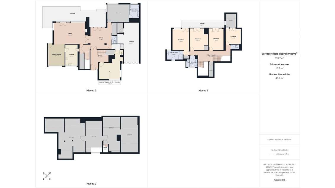 Vente villa de 230m² vue dégagée à Espalion 