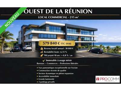 Vente Immeubles commerciaux / Mixtes à L'Étang-Salé