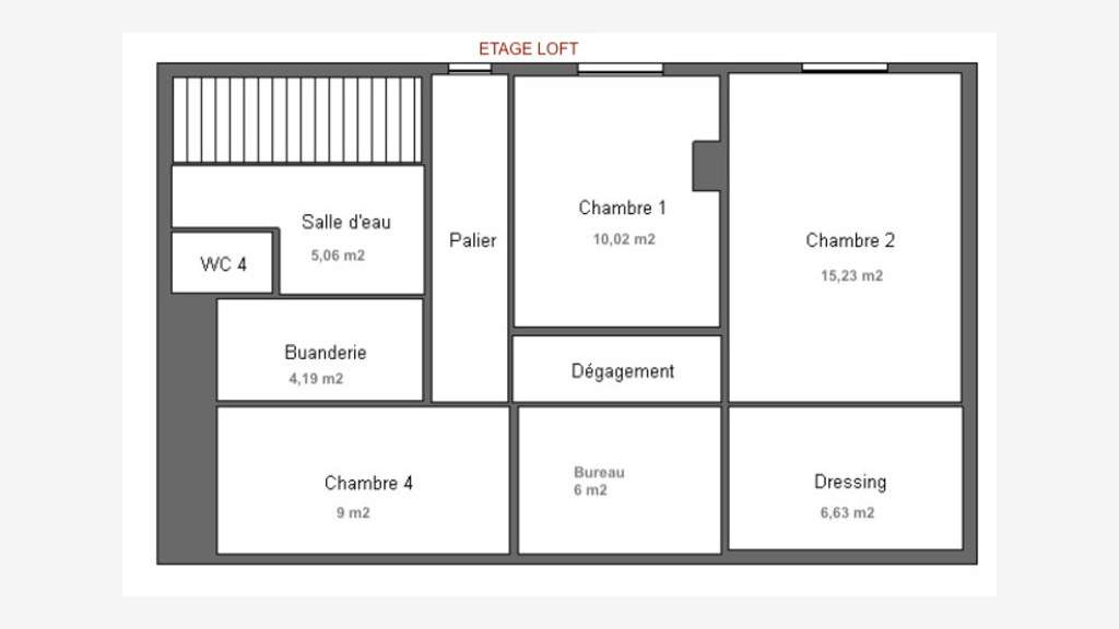 Vente loft en duplex petit immeuble mixte à Moret 