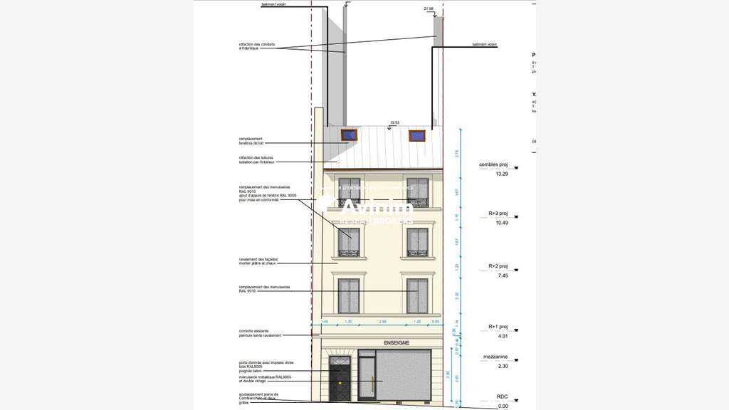 Immeuble 300m² en pleine propriété à Paris 6ème