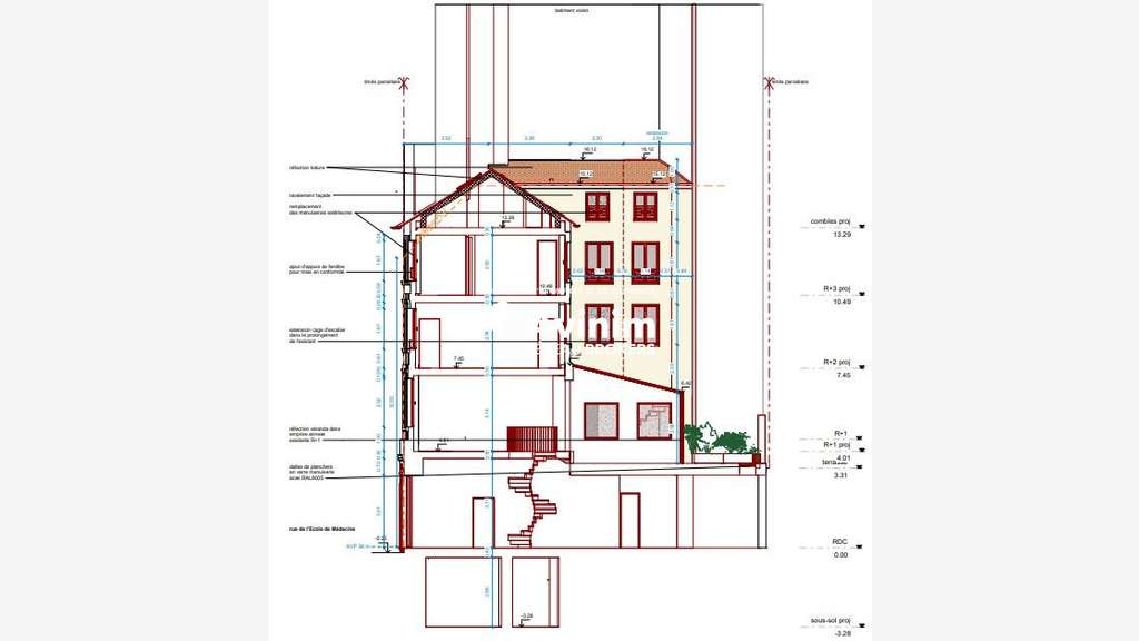 Immeuble 300m² en pleine propriété à Paris 6ème