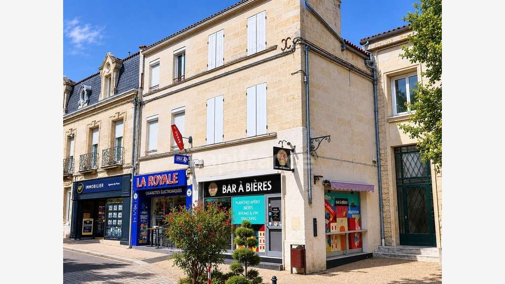 Immeuble de rapport mixte 188m² à Pons 
