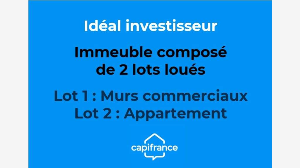 AV immeuble commerce et appartement 140m² à Troarn