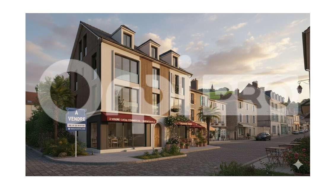 AV bâtiment mixte 284m² sur 769m² Villiers/Orge