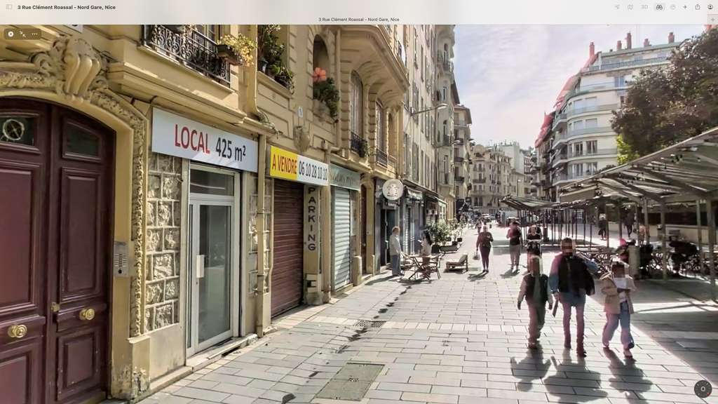 Murs libres 425m2 à NICE centre ville