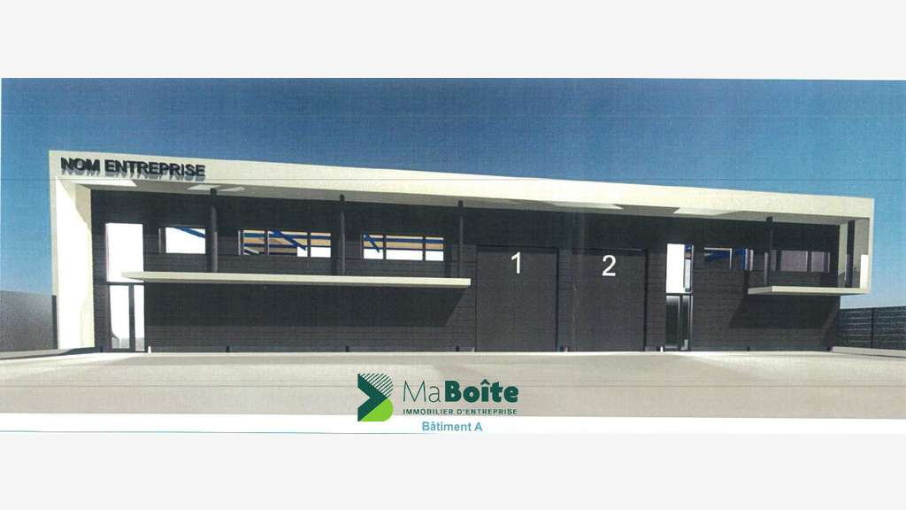 Vend local industriel de 728m² en ZA le Coteau