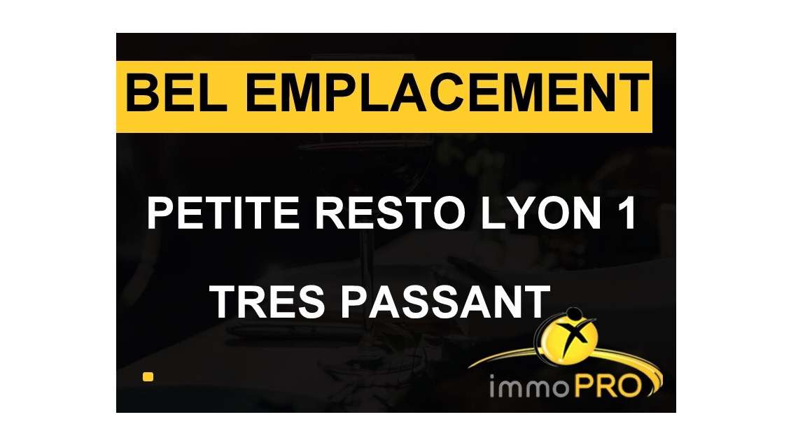Vend local de 27m² très bel emplacement sur Lyon 1