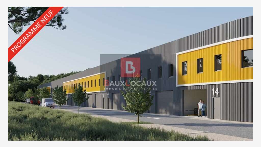 Locaux d'activité neufs 170m² à vendre au Pontet