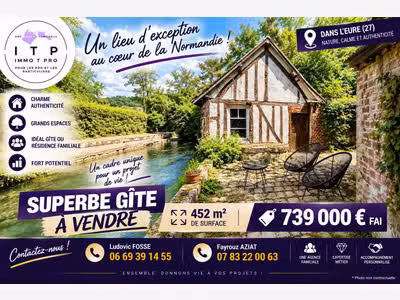 AV Propriété de caractère avec gîtes à Acquigny