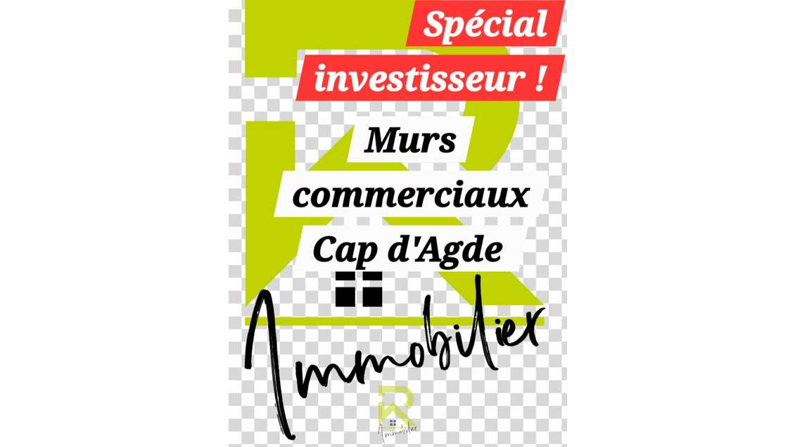 Vente murs commerciaux à Agde
