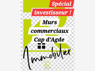 Vente murs commerciaux à Agde