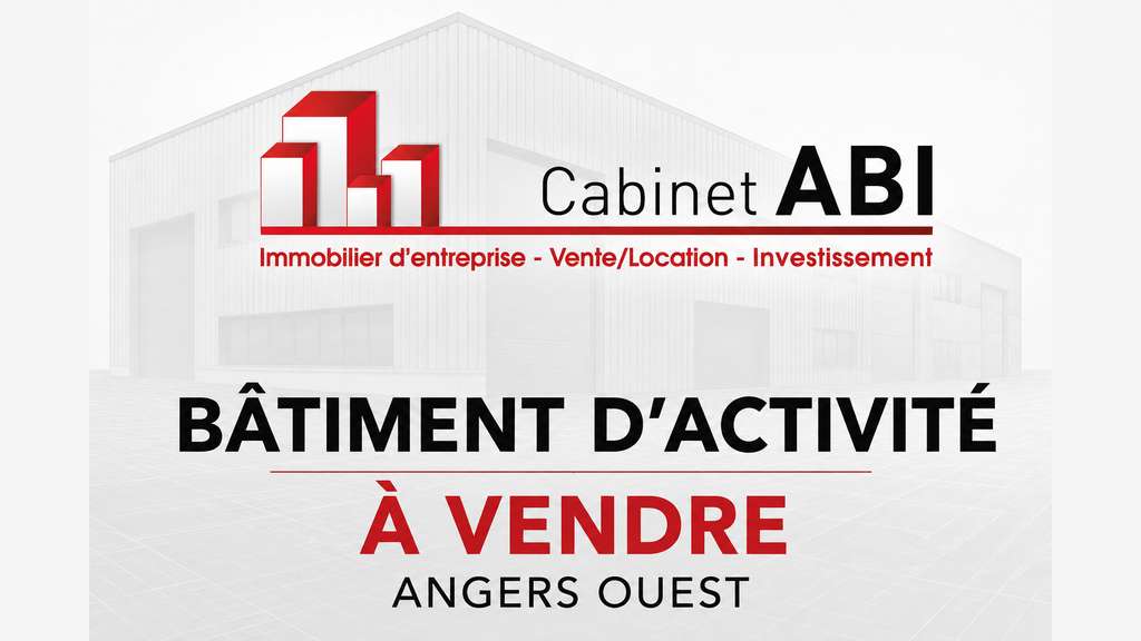 Vente bâtiment d'activité 3100m² à Angers Ouest