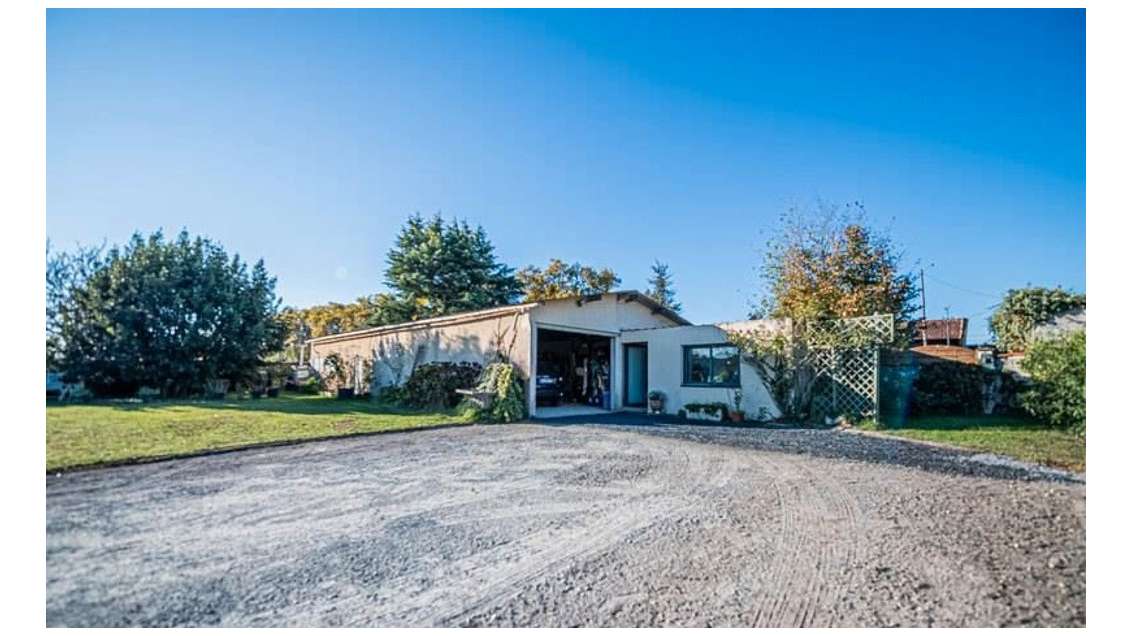 Vente hangar 160m² + annexe 20m² à Arbanats
