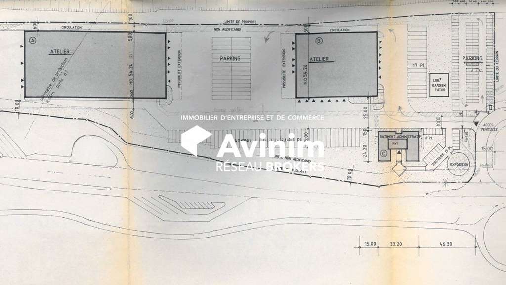 Vente site industriel 10584m² terrain 5ha Attignat