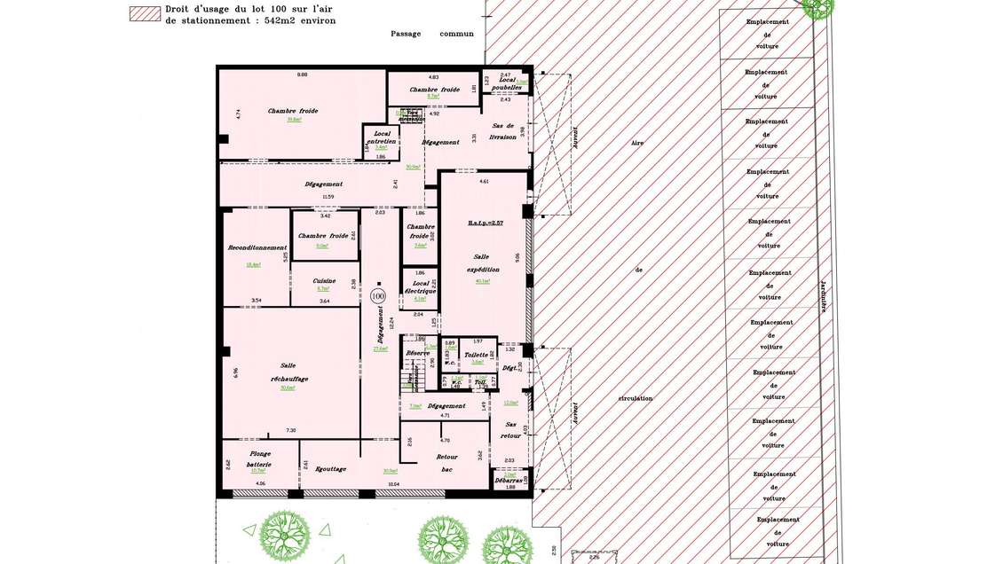 AV local d'activité 454m² à Aubervilliers centre