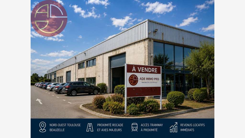 A vendre entrepôt 2600m² à Beauzelle