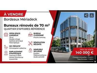 Vente Bureaux à Bordeaux