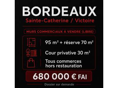 Vente Locaux commerciaux - Boutiques à Bordeaux