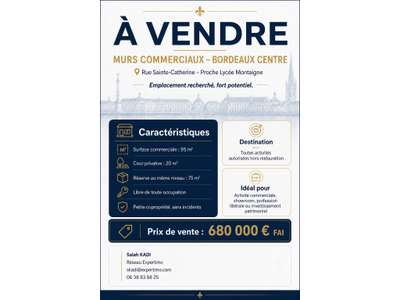 Vente Locaux d'activités - Entrepôts à Bordeaux