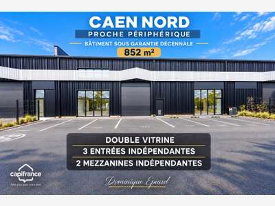 Local d'activité 852 m² sous garantie décennale - 