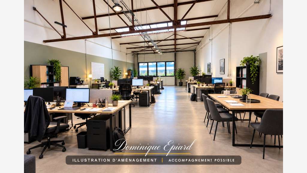 Local d'activité 852 m² sous garantie décennale - 