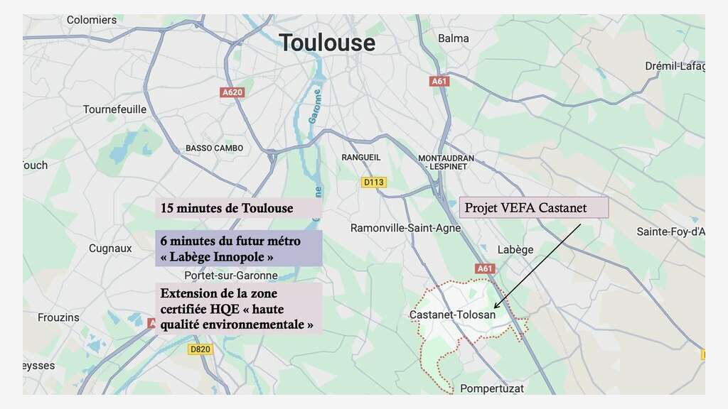 Vente local d'activités 280m² à Castanet Tolosan