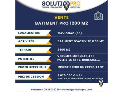 Vente Locaux d'activités - Entrepôts à Cavignac