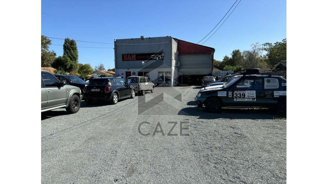 Entrepôt 450m² à vendre axe passant de Cestas A63