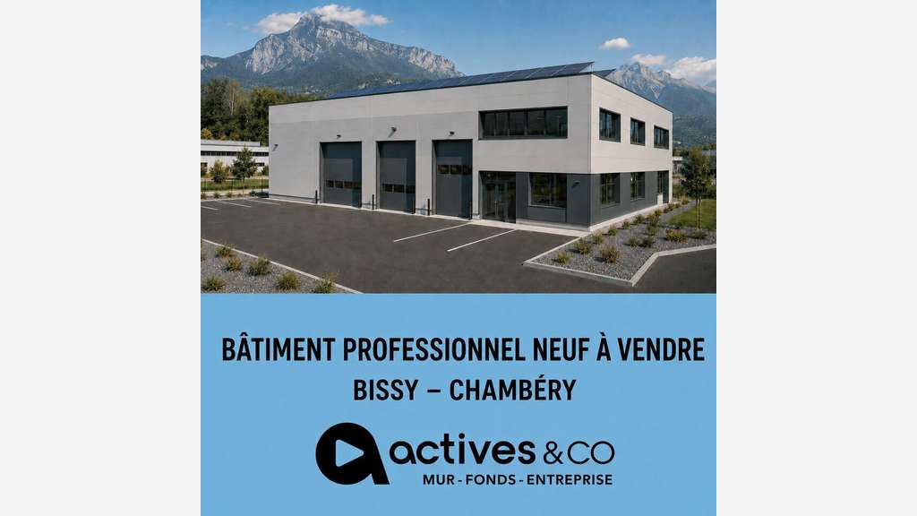 Vente local d'activité 1256m² Chambéry zone Bissy