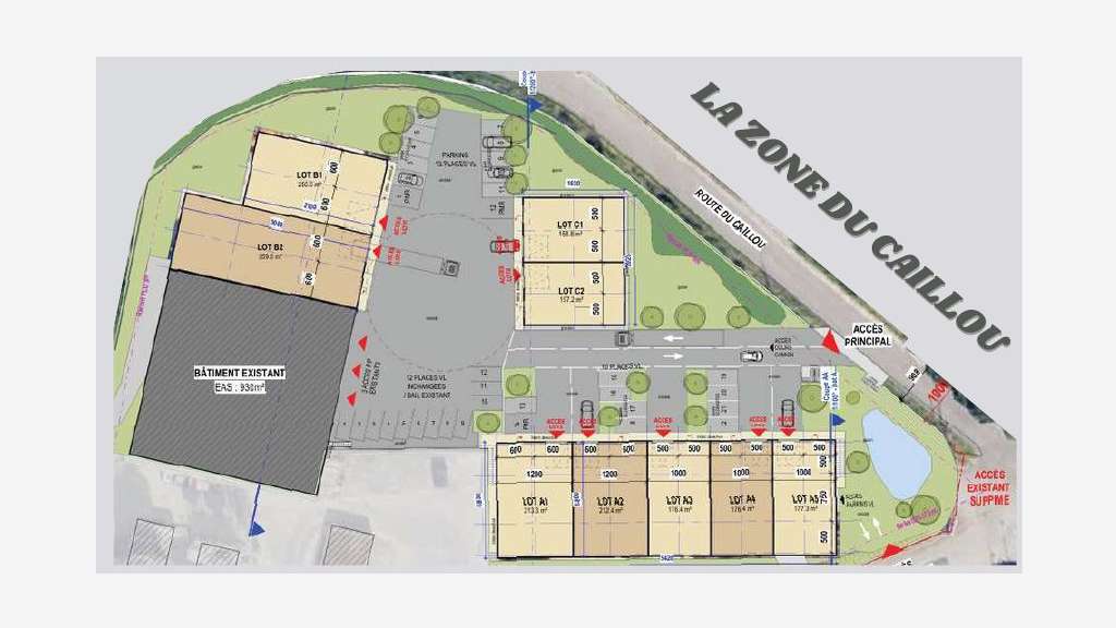 AV locaux d'activité neufs 176m² ZI Chaponost